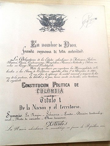 Constitución de 1886