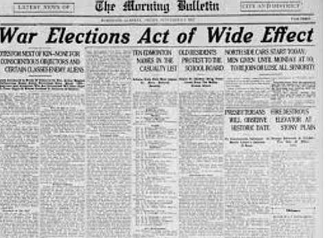 Wartime Elections Act