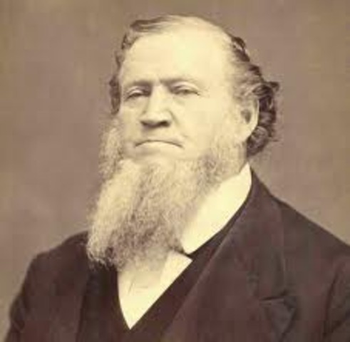 Brigham Young and other settlers arrive
