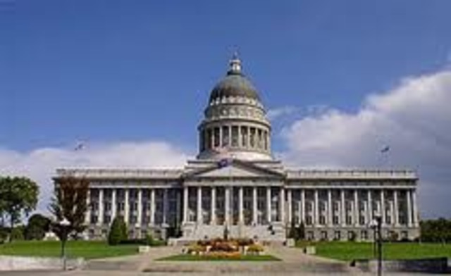 Utah state captiol dedicated