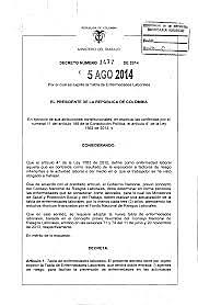 Decreto 1477 de 2014