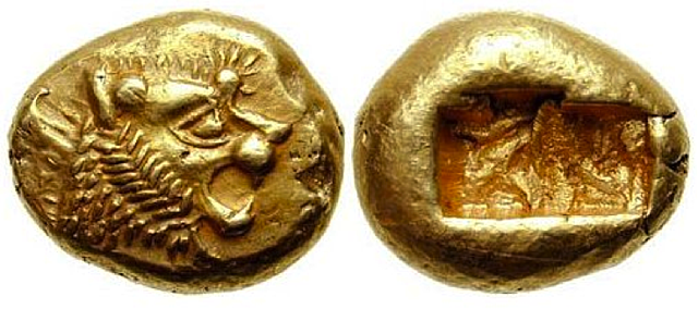 Primeras monedas acuñadas