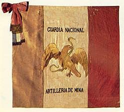 Bandera del Batallón Guardia Nacional de Mina