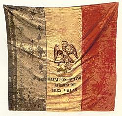 Bandera del Regimiento de las Tres Villas