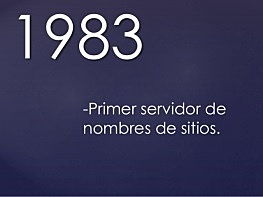 Primer servidor de Sitios