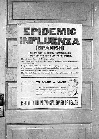 Spanish Flu Enters Canada