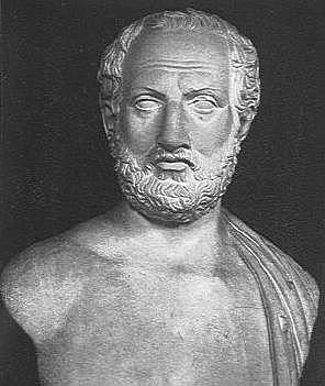 Tucídides, historiador de la guerra del Peloponeso.