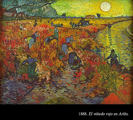 El viñedo rojo en Arlés