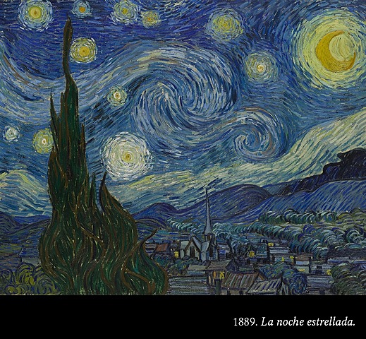 La noche estrellada.