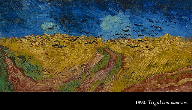 el Trigal con cuervos