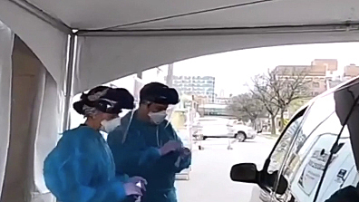 CBS News caught staging "fake patients" in COVID-19 testing line.