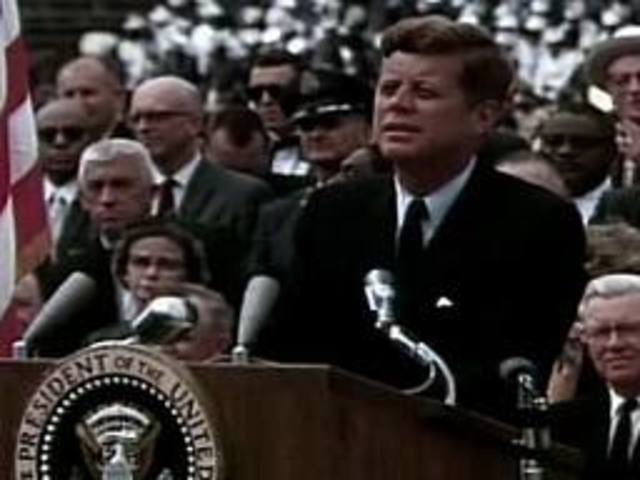 President Kennedy inspires people