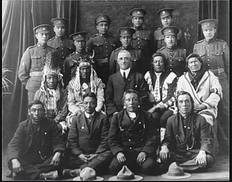 Aboriginal People Participation in the War (0 & !)