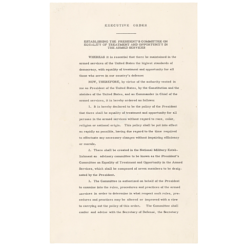 Executive Order 9981