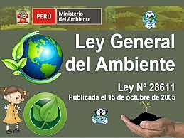 LEY GENERAL DEL AMBIENTE. LEY N. 28611