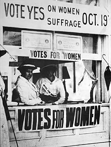 Women gain the right to vote (2)