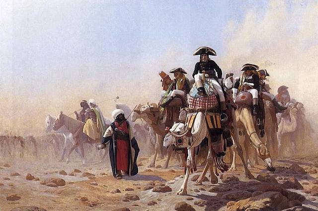 Napoleón comienza la campaña de Egipto