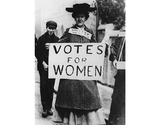 Woman allowed to vote