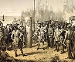 France claims the Mississippi river valey