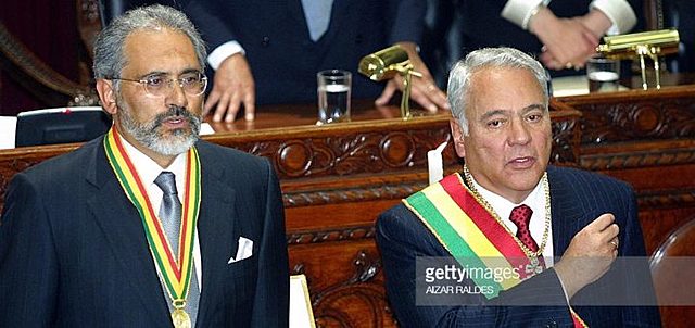 Presidential possession of sanchez de lozada