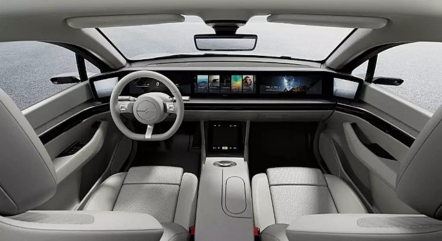 Sony sorprendió con un prototipo de su primer auto eléctrico