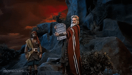 Moisés y las  leyes  de alimentos