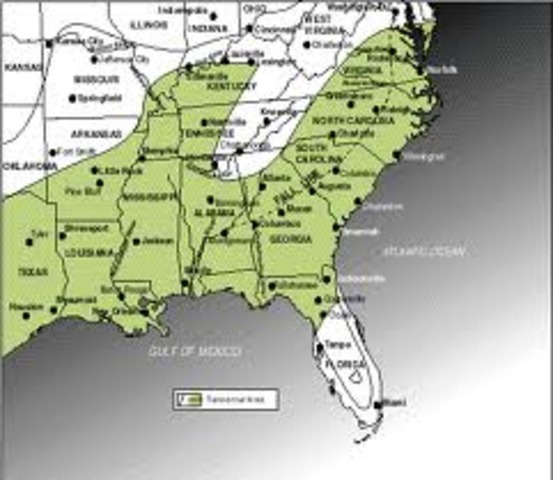 Rest of deep south secedes