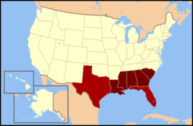 The rest of the Deep South secedes