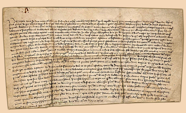 Signing the Union between Poland and Lithuania in Krewo1385r.