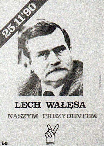 First free presidential election in a free country of Poland- 1990r.
