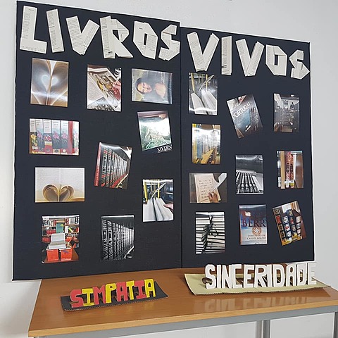 SEMANA DA LEITURA: exposição fotográfica"livros vivos"