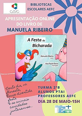 Bibliotecas escolares AEFC@ ONLINE : TELECONFERÊNCIAS:MANUELA RIBEIRO