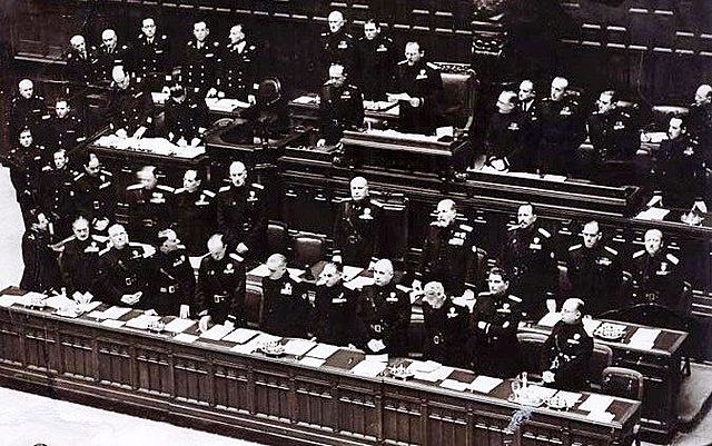 Ley acerbo y victoria de los fascis en el parlamento