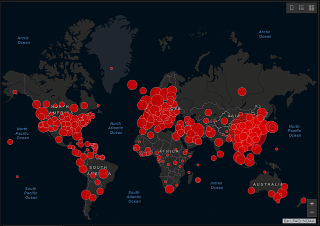 CASI 2800 MUERTOS Y 40 PAÍSES AFECTADOS