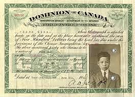 0 Chinese head tax abolished in 1923