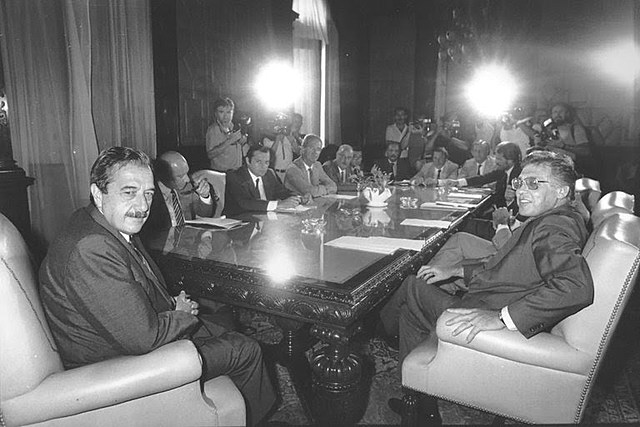 Renuncia de Sourrouille