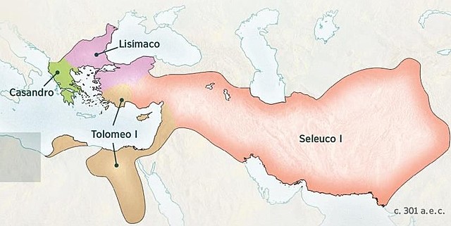 Cuatro generales de Alejandro gobiernan