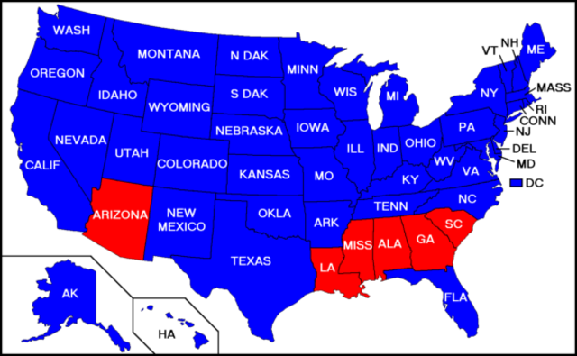 Barry Goldwater Runs On A Conservative Base And Loses To LBJ