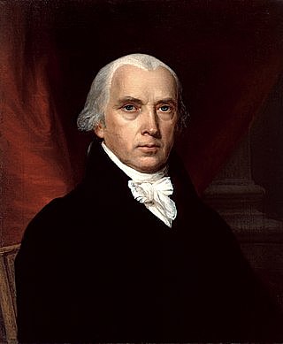 James Madison becomes President of the United States