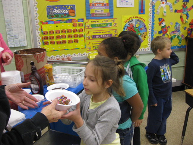 Ice Cream social at school