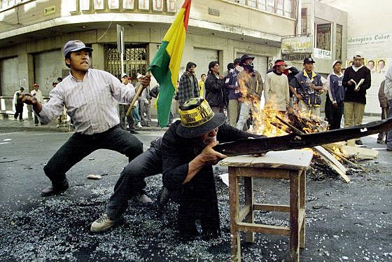Clashes in Bolivia