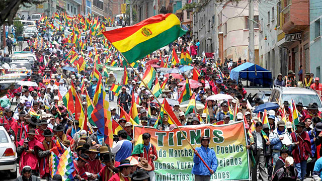 March for the Tipnis begins