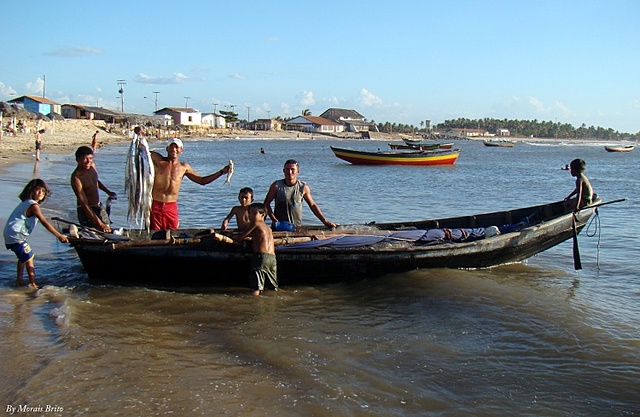 Pescadores da Praia Pedra do Sal