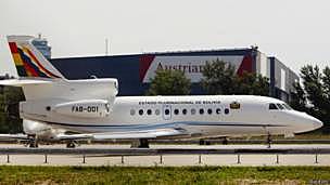 The plane of Evo Morales is blocked