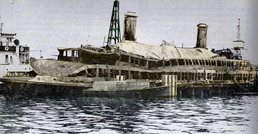 Accidente del primer ferry.