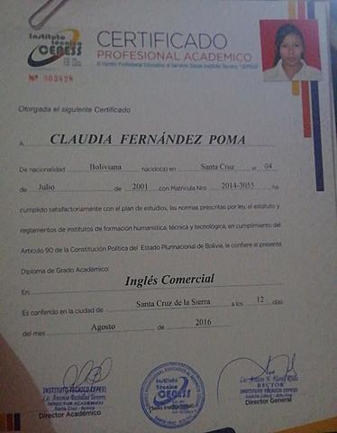 My first Professional Academic Certificate