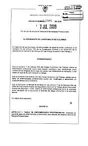 Decreto 2566 de 2009