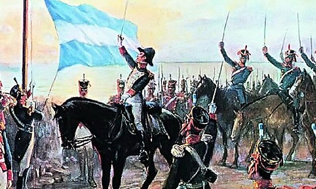 Baterias sobre el Rió Paraná