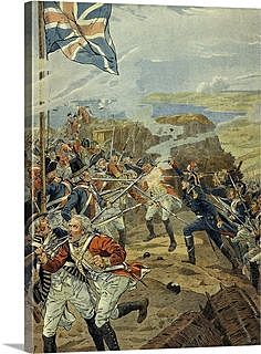 La Batalla de Tolon, primera batalla de Napoleon