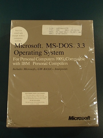 MS-DOS 3.3 1987